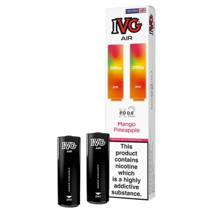 Mango Pineapple IVG Air Replacement Pods - 20mg - Vape Product (A99B6D)
