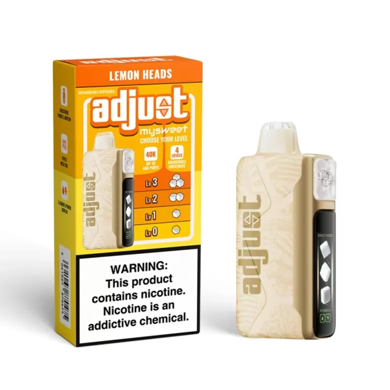 adjust mysweet 40K Disposable Device - 40000 Puffs - Lemon Heads - Image 3