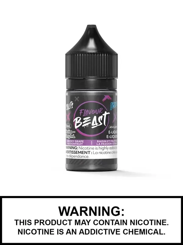 Groovy Grape Passionfruit Iced by Flavour Beast Salts