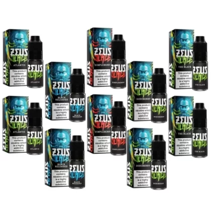 Zeus Juice MULTI-PACK – 10x 10ml Bottles