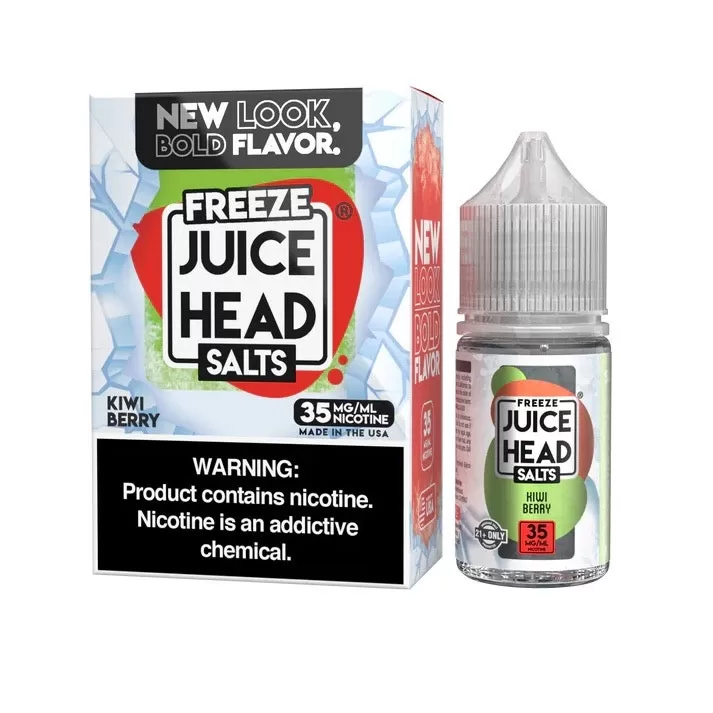 Juice Head Freeze Salt E-Liquid – Kiwi Berry Freeze 30ml