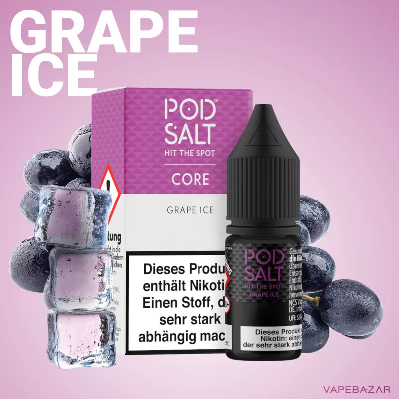 Podsalt Core – Grape Ice - Vapebazar