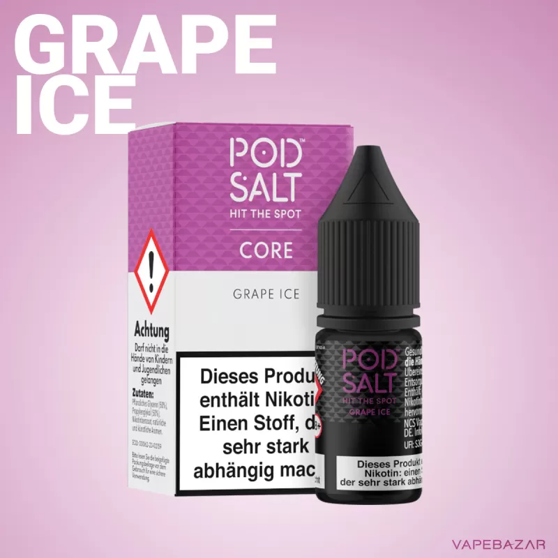 Podsalt Core – Grape Ice - Vapebazar - Image 2