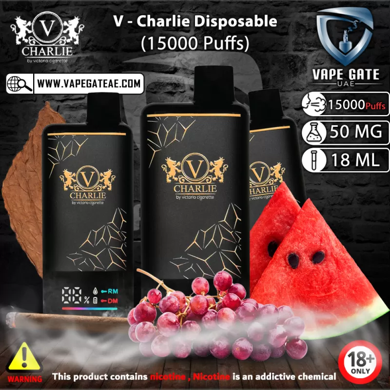VICIG Charlie Disposable Pod Device (15000 Puffs) - Cherry Pomegranate / 50 mg