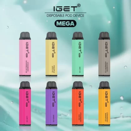 Wholesale Original IGET Mega Disposable Vape Device 3000puffs 1450mah ( )
