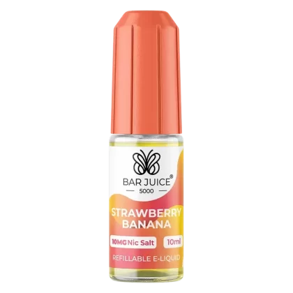 Bar Juice 5000 Strawberry Banana Nic Salt Vape Juice 10ml - Strength#10mg>20mg