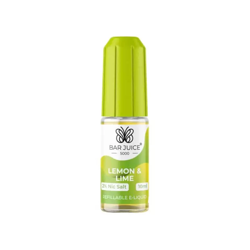 Bar Juice 5000 Salt Nicotine Lemon & Lime 10mg / 20mg - Vape Product, Vape Product