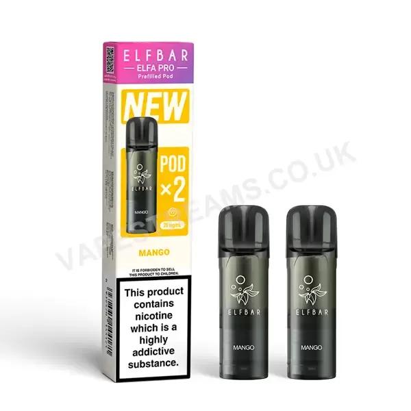 Elf Bar ELFA Pro Mango Prefilled Pods - Vapestreams Co - Image 2