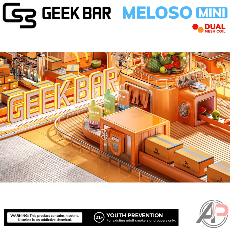 Geek Bar Meloso Mini 1500 Puffs Disposable Vape Device - Image 2