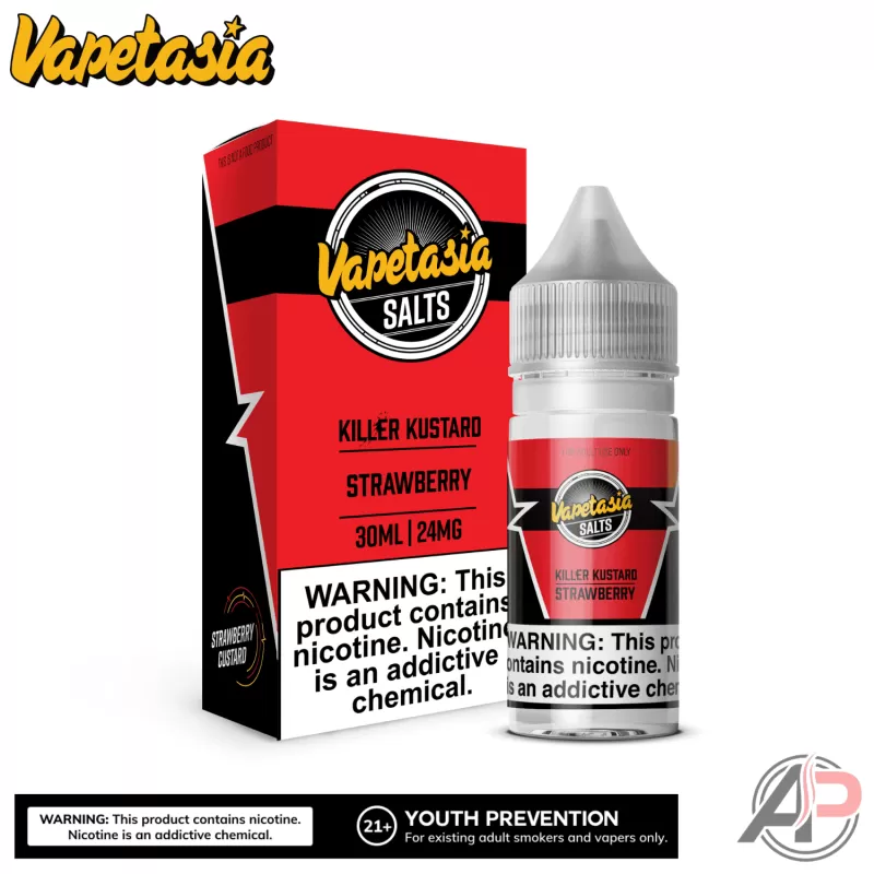 Vapetasia Killer Kustard Strawberry 100mL E-Liquid - Vape Product, Vape Product - Image 2