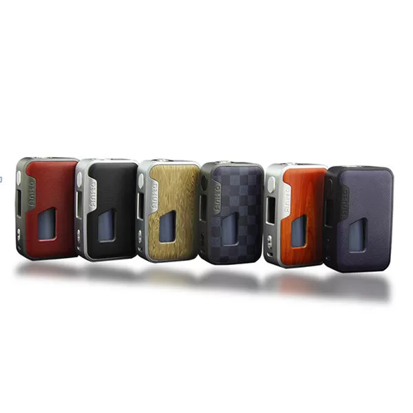 Arctic Dolphin Anita 100W Squonk BF Mod (TPD Version) - Silver Frame(Aluminum Alloy)/Brownish Red Leather