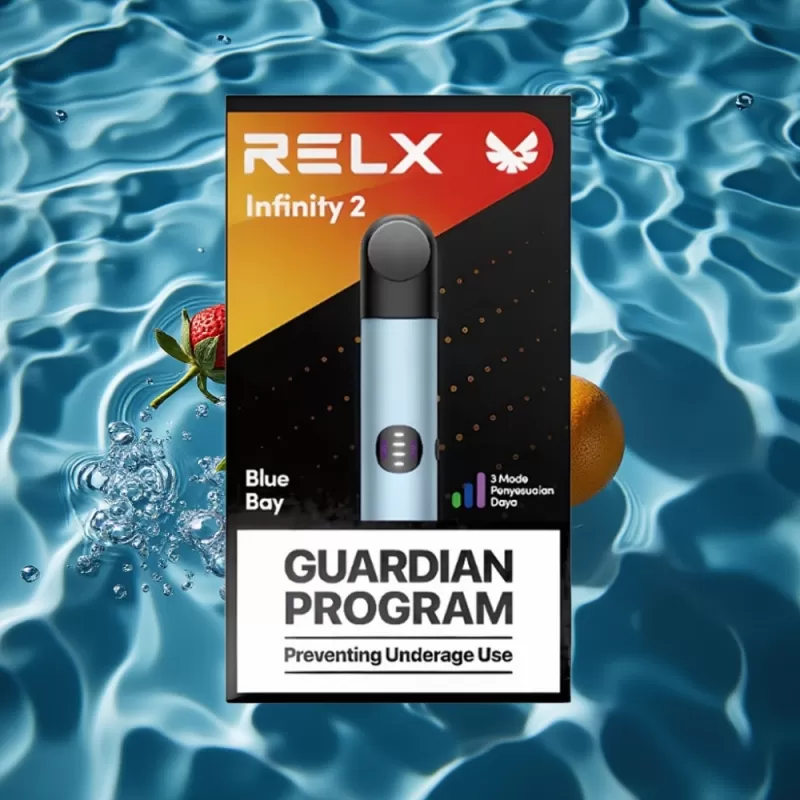RELX Infinity 2 Vape Device Blue – 1.9ml Pod, 650 Puffs, 440mAh Battery, USB-C - Image 2