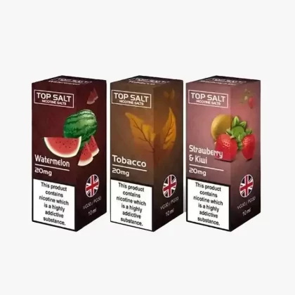 Top Salt Nic Salt E-Liquid - Pack of 10 - Cherry / Strength 20mg