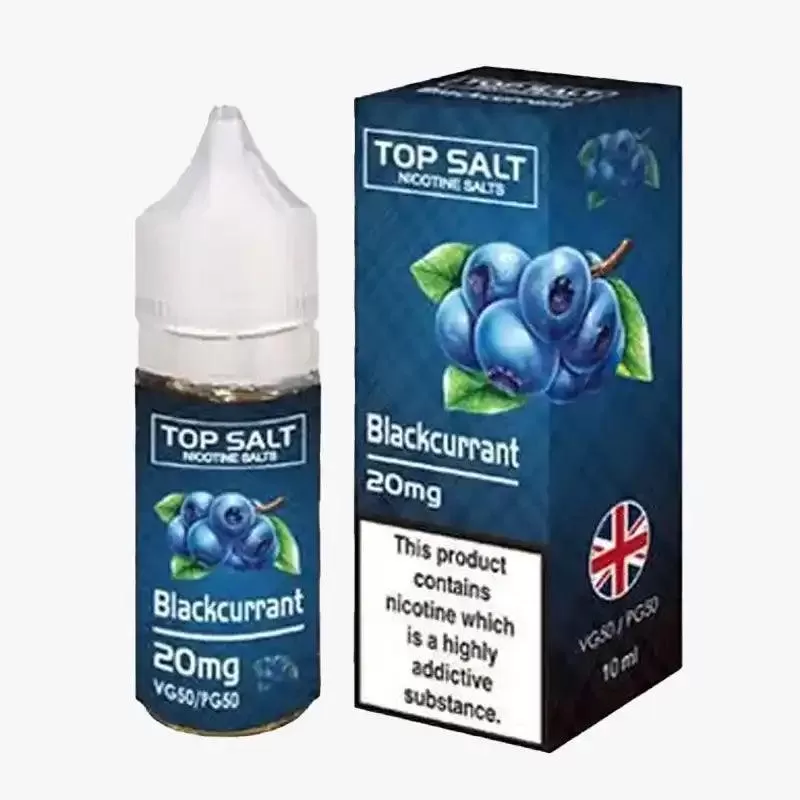 Top Salt Nic Salt E-Liquid - Pack of 10 - Cherry / Strength 20mg - Image 2