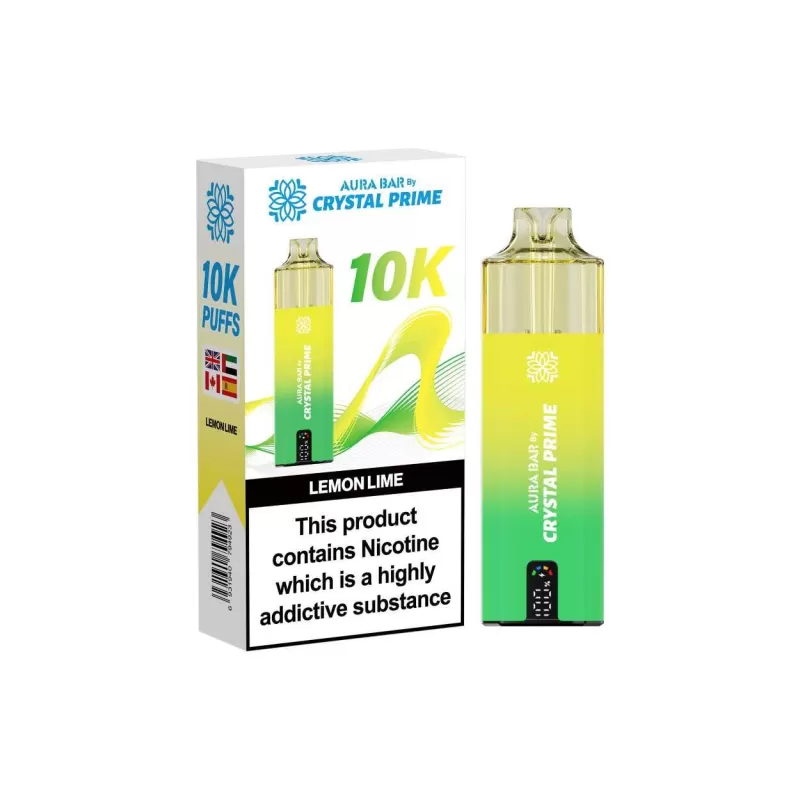 Aura Bar 10K Prefilled Pod Kit By Crystal Prime - Rainbow - Image 2