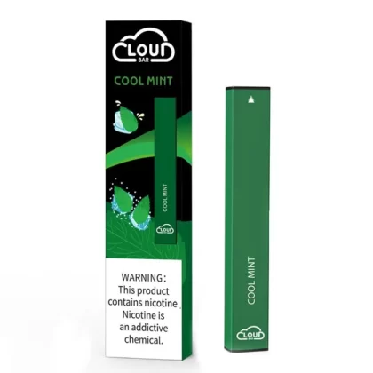 Cloud Bar Disposable Vape Long Lasting & Convenient (Cool Mint)