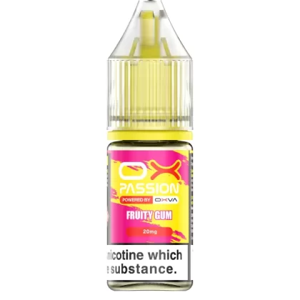 Fruity Gum OX Passion Nic Salt E-Liquid by OXVA - 10ml