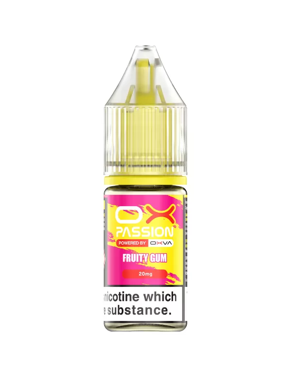 Fruity Gum OX Passion Nic Salt E-Liquid by OXVA - 10ml