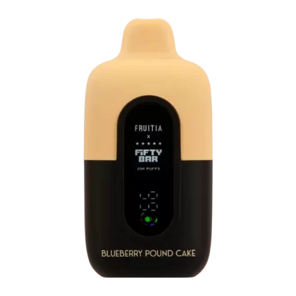 Blueberry Pound Cake FRUITIA X Fifty Bar 20k - Consumer; Vape Product; 5 Pack, Single