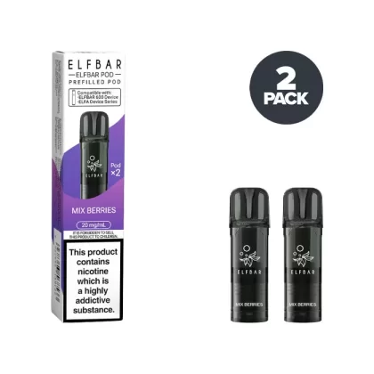 Mix Berries Elf Bar 600 Prefilled Pods - Ukecigstore