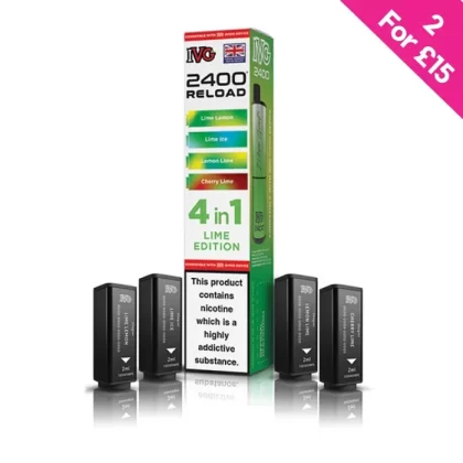 Lime Edition – IVG 2400 Reload 4-in-1 Prefilled PODS