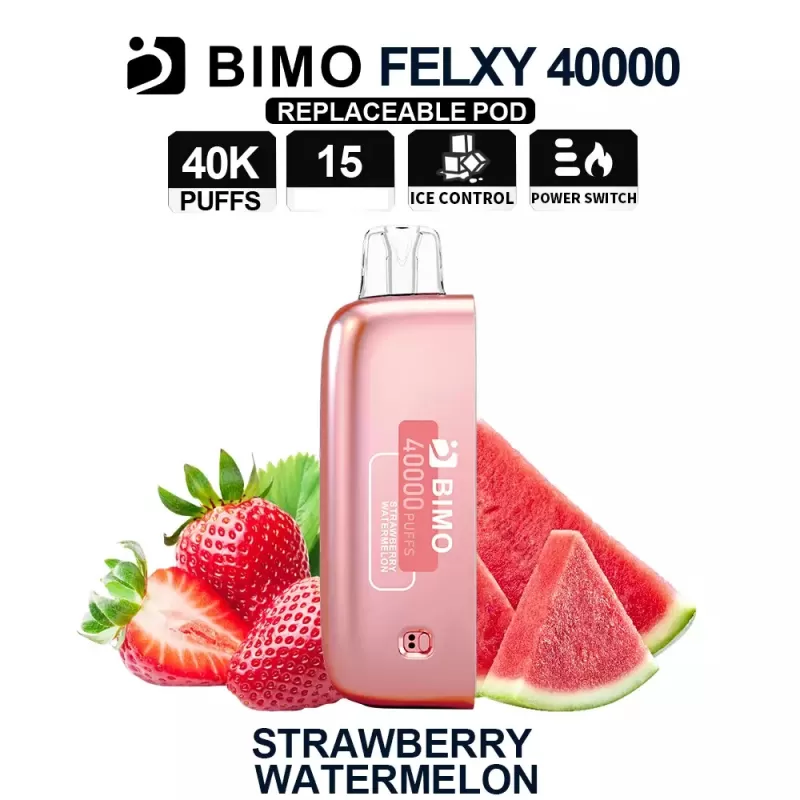 BIMO Felxy 40000 Pod – Strawberry Watermelon - Ozvapeone (69BA02)