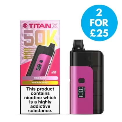 Titan X 50k Limited Edition 20mg (2%) Prefilled Pod Kit