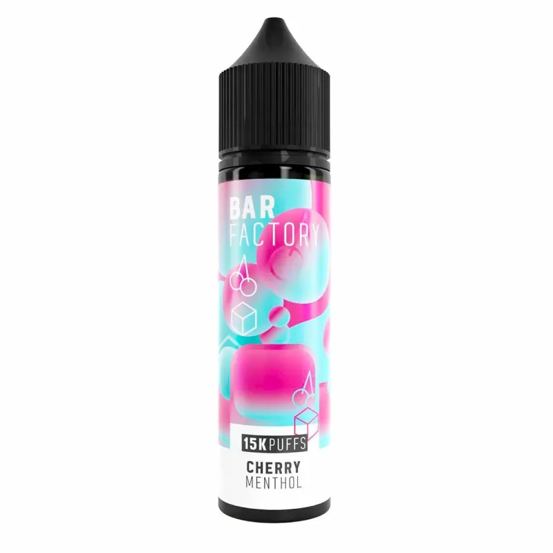 Bar Factory Cherry Menthol 50ml Short Fill E-Liquid - Vapourdays Co