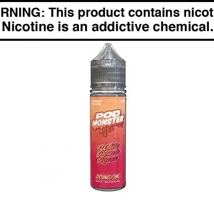WHITE PEACH RAZZ BY POD MONSTER 60ML - Vapejuice