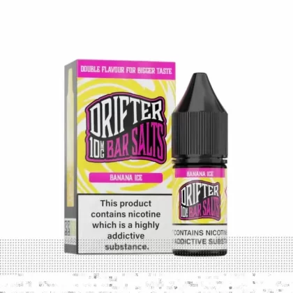 Drifter Bar Nic Salt 10ml E-Liquid – Banana Ice