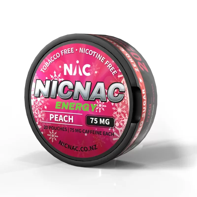 NicNac Peach Caffeine Pouch