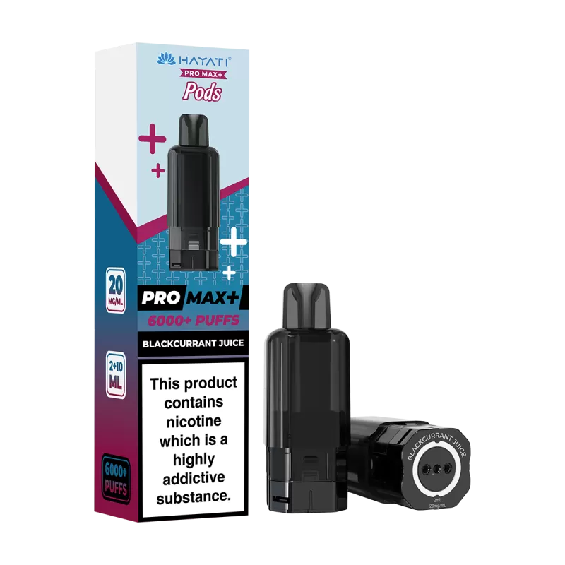 Blackcurrant Juice Hayati Pro Max+ Refill Pack - Vapeshop Co