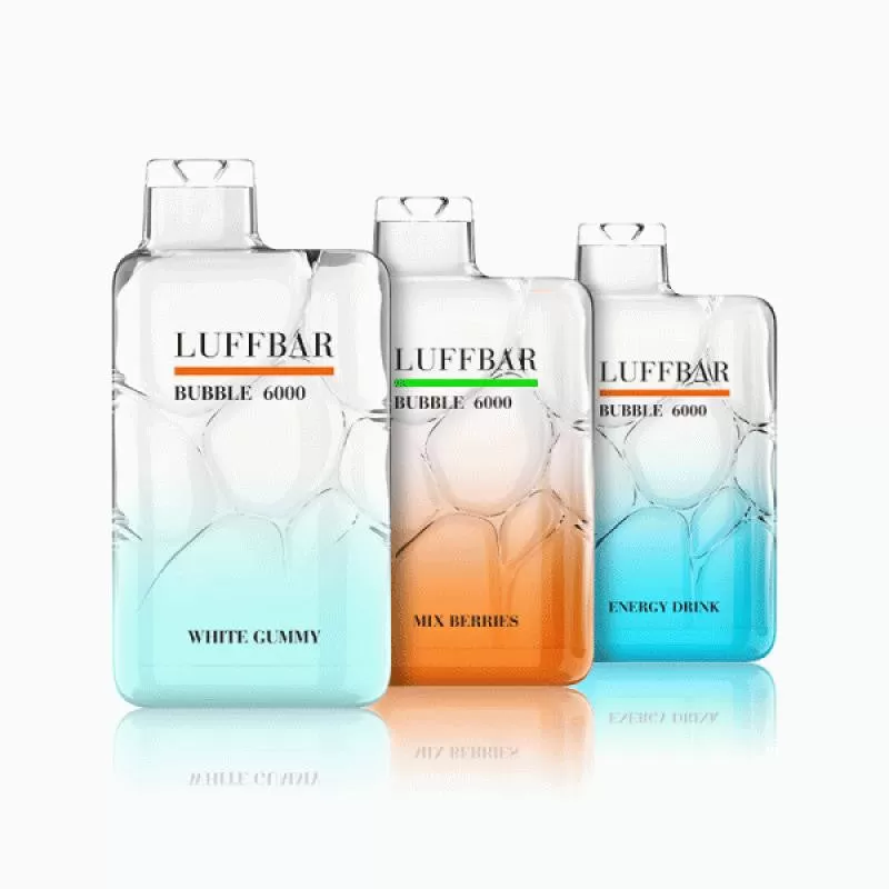 LUFFBAR Bubble 6000 - Rainbow Candy - Vapeciga - Image 2