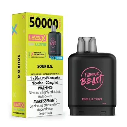 Level X Flavour Beast G2 Ultra – Sour B.G. Iced