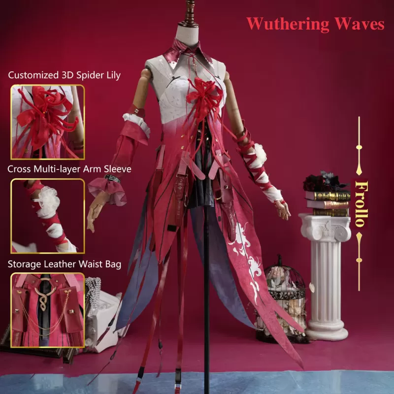 Wuthering Waves Beiluo Cosplay Costume - Vape Product, Vape Product (F331C9) - Image 2