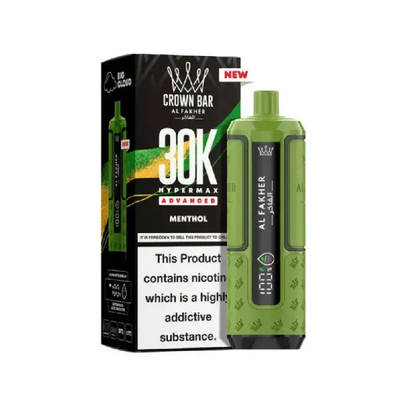Al Fakher 30K Hypermax Prefilled Pod Kit Menthol - Strength#20mg (17DD88)