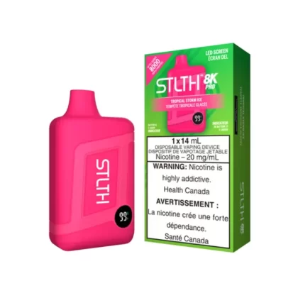STLTH 8K Pro Tropical Storm Ice Disposable Box