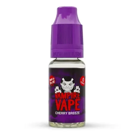 Vampire Vape Cherry Breeze E-Liquid 10ml - Strength/Multibuy#3mg>6mg>12mg>18mg