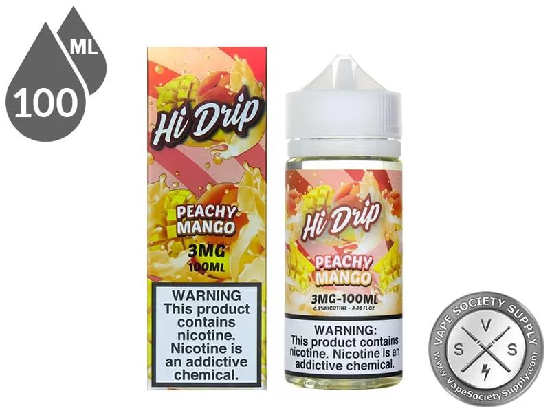 Peachy Mango By Hi Drip E-Liquids 100ml - Image 2