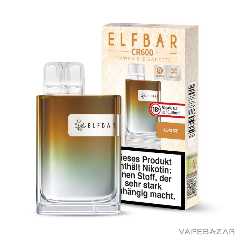 Elfbar CR600 – Einweg E-Zigarette – Alps Ice - Image 3