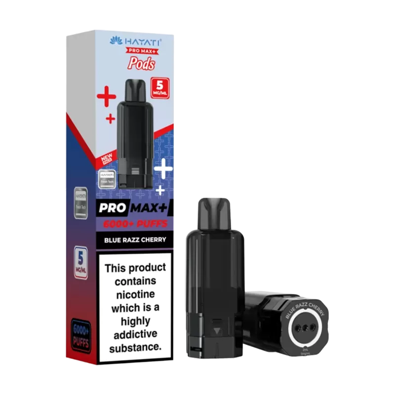 Blue Razz Cherry Hayati Pro Max+ Refill Pack - 20mg - Vape Product (784840) - Image 3