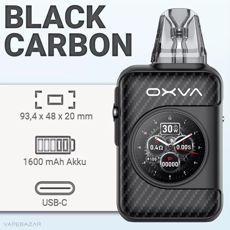 OXVA Xlim SQ Pro 2 – Pod Kit – Black Carbon - Image 2