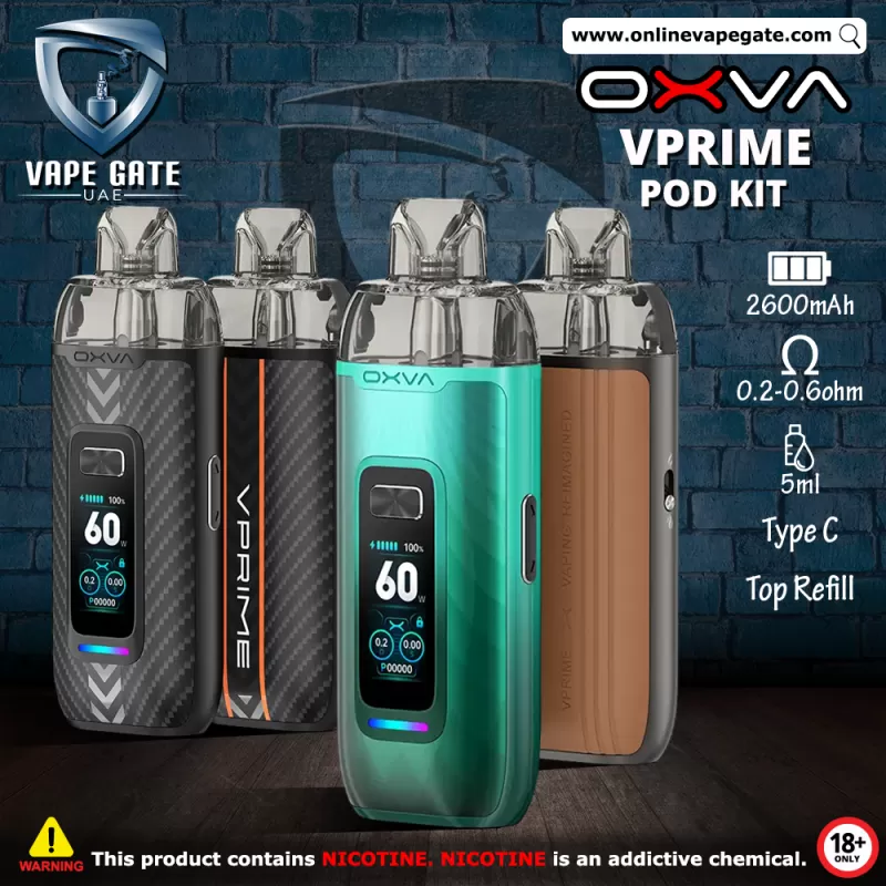 Oxva - VPrime Pod Kit 2600mAh - Glorious Gold