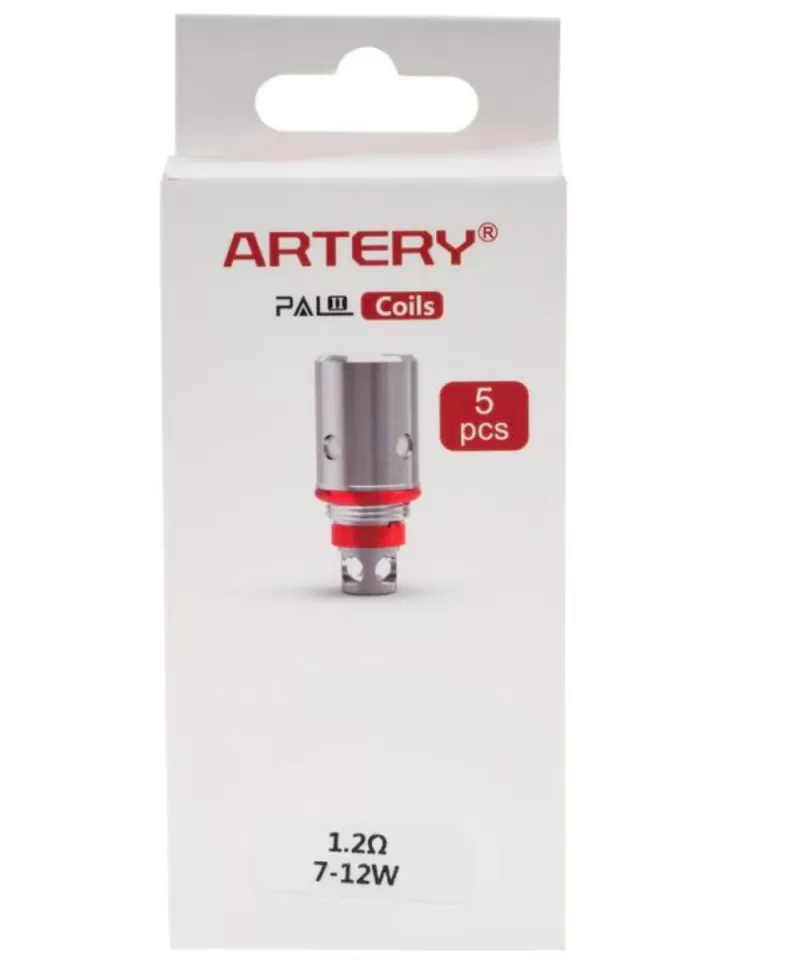 Artery PAL II Replacement Coils 5pk - 1.2 ohm Regular Coil - Vapeciga - Image 3