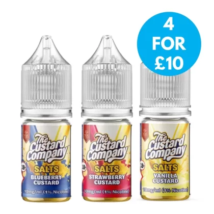 The Custard Company 10mg Nic Salt - Vape Co