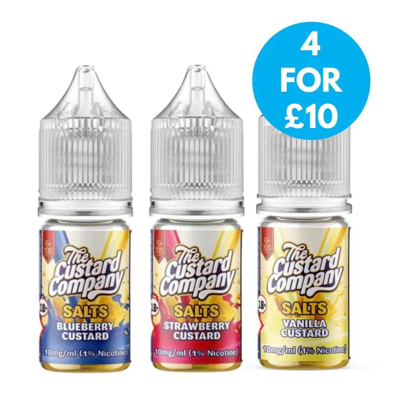 The Custard Company 10mg Nic Salt - Vape Co