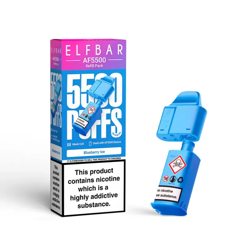Elf Bar AF5500 Prefilled Pods - Blueberry Ice - Image 2