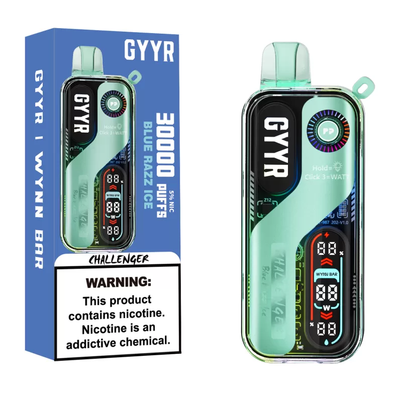 GYYR x Wynn Bar Challenger 30K Puff powered by PYNE POD Disposable Device - 30000 Puffs - Strawberry Kiwi Ice (Sealed w/o box) - Image 3