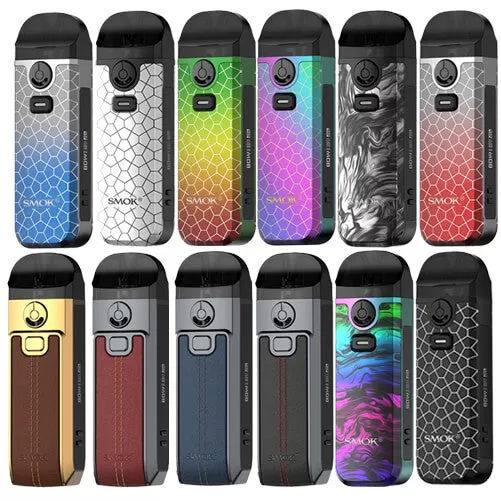 SMOK Nord 4 80W Pod Kit - 7-Color Armor, Black Armor (1FD205) (1FD205)