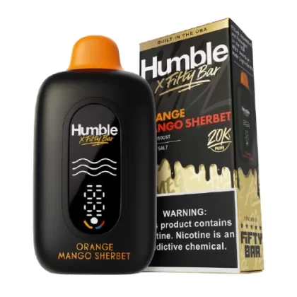 Orange Mango Sherbet Disposable Vape (20000 Puffs) by Humble x Fifty Bar